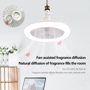 Ventilateur LED Compact avec Télécommande
